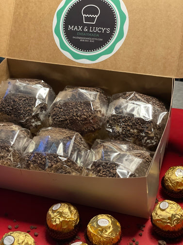 A half dozen box of Ferrero Chocolate Ensaymada