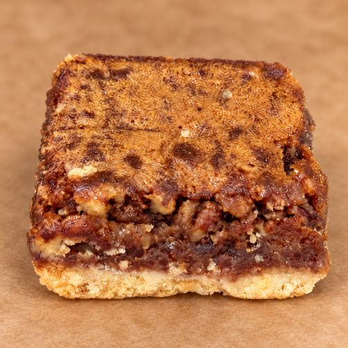 Unwrapped Pecan Bar from Max & Lucy's Baked Goods
